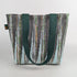 Black over Blue Ikkat Upcycled Handwoven Designer Shopper Tote (DST0225-009) PS_W