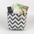 Black and White waves Large Basketry Deco Storage (BDSL0325-005) PS_W