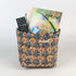 Black and Yellow CHecks Large Basketry Deco Storage (BDSL0325-008) PS_W