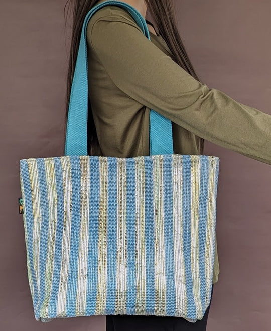 Upcycled Handwoven Shopper Tote (ST0424-020) PS_W