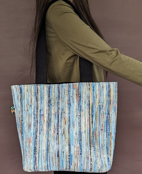 Upcycled Handwoven Shopper Tote (ST0424-025) PS_W