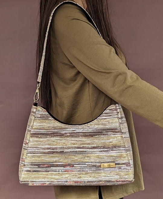 Upcycled Handwoven Baguette Bag (BTB0424-007) PS_W