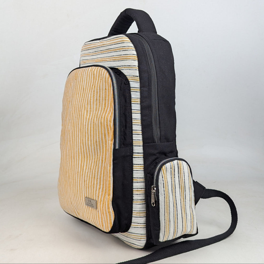 Upcycled Handcrafted Commuter Backpack (CBP0626-002) PS_W