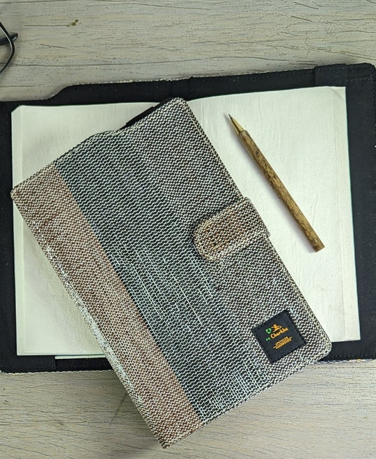Upcycled Handwoven Executive Diary Cover (EDC0424-010) PS_W