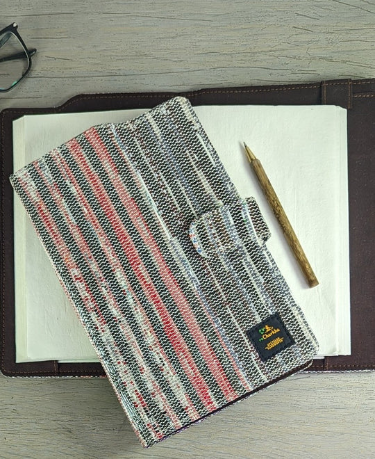 Upcycled Handwoven Executive Diary Cover (EDC0424-003) PS_W
