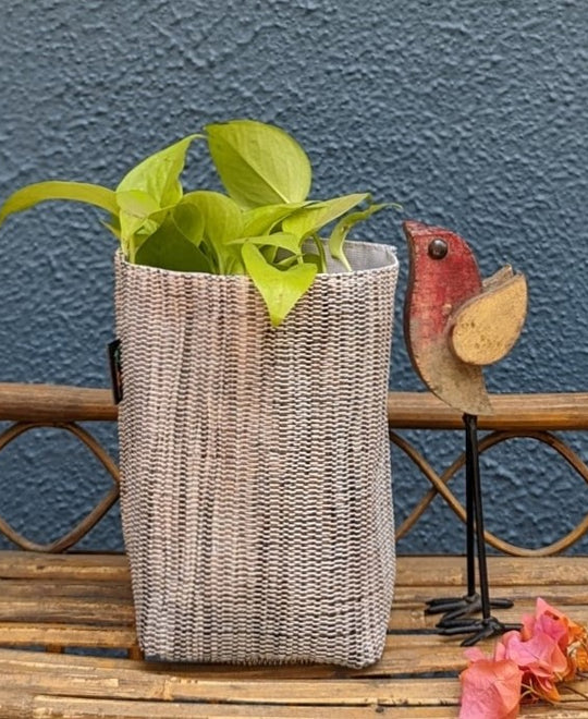 Upcycled Handwoven Grow Pot Medium (GPM0424-001) PS_W