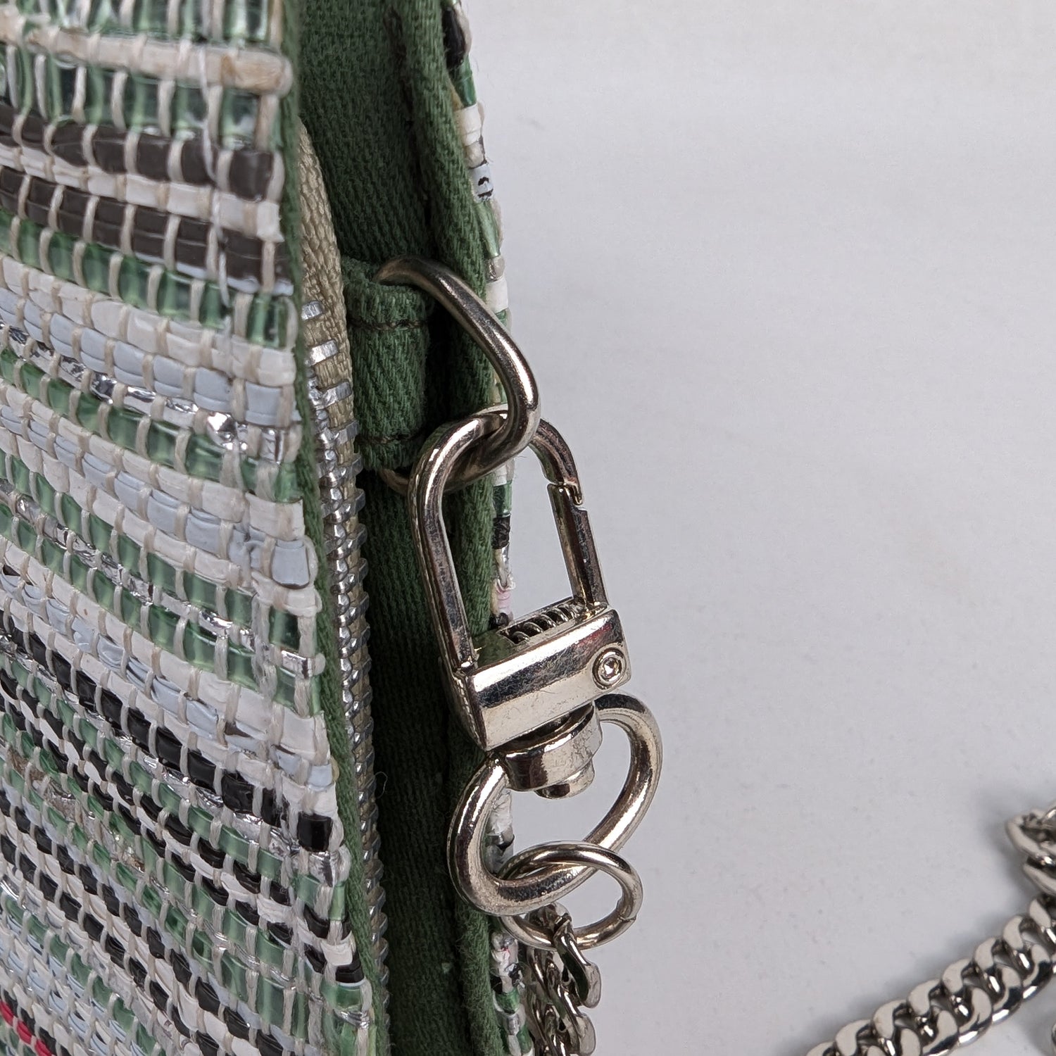 Upcycled Handcrafted Trapeze Clutch (TC1225-001)