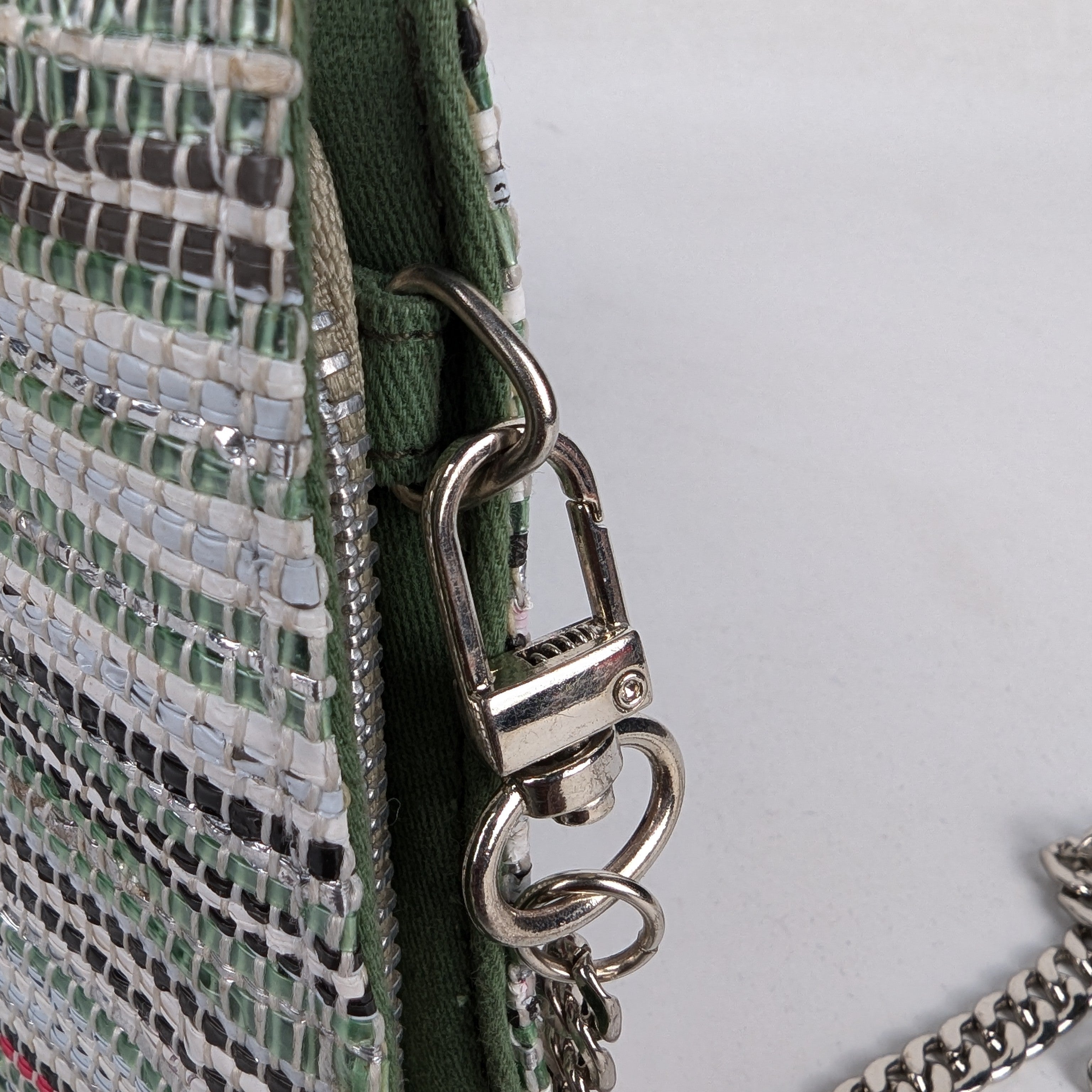 Upcycled Handcrafted Trapeze Clutch (TC1225-001)