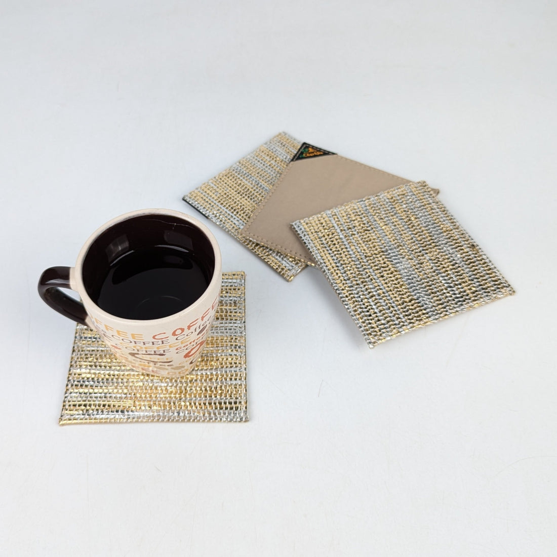 Upcycled Handcrafted Coaster (C0725-027) PS_W
