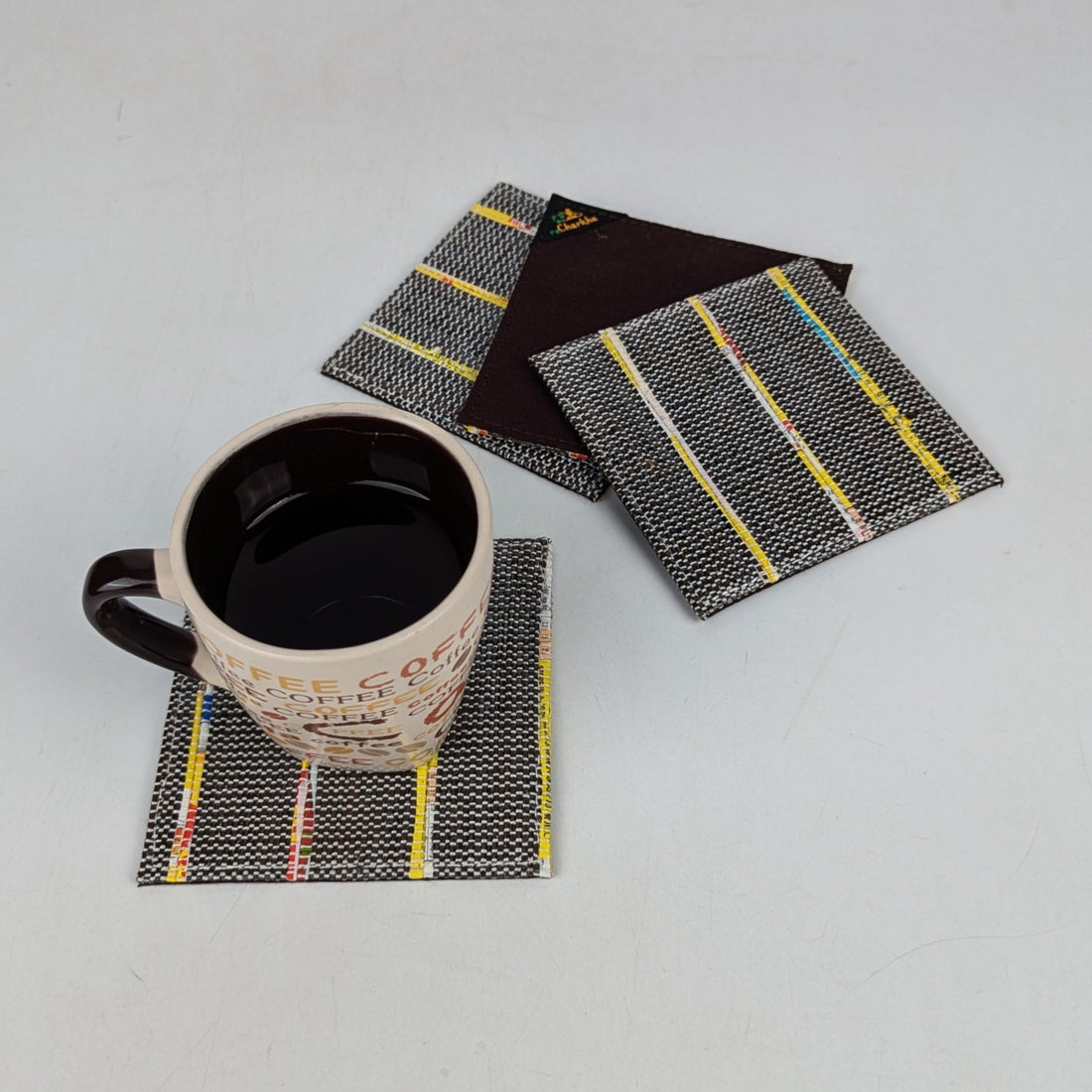 Upcycled Handcrafted Coaster (C0725-032) PS_W