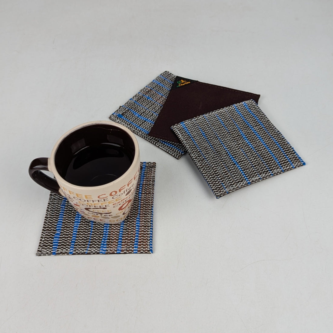 Upcycled Handcrafted Coaster (C0725-033) PS_W