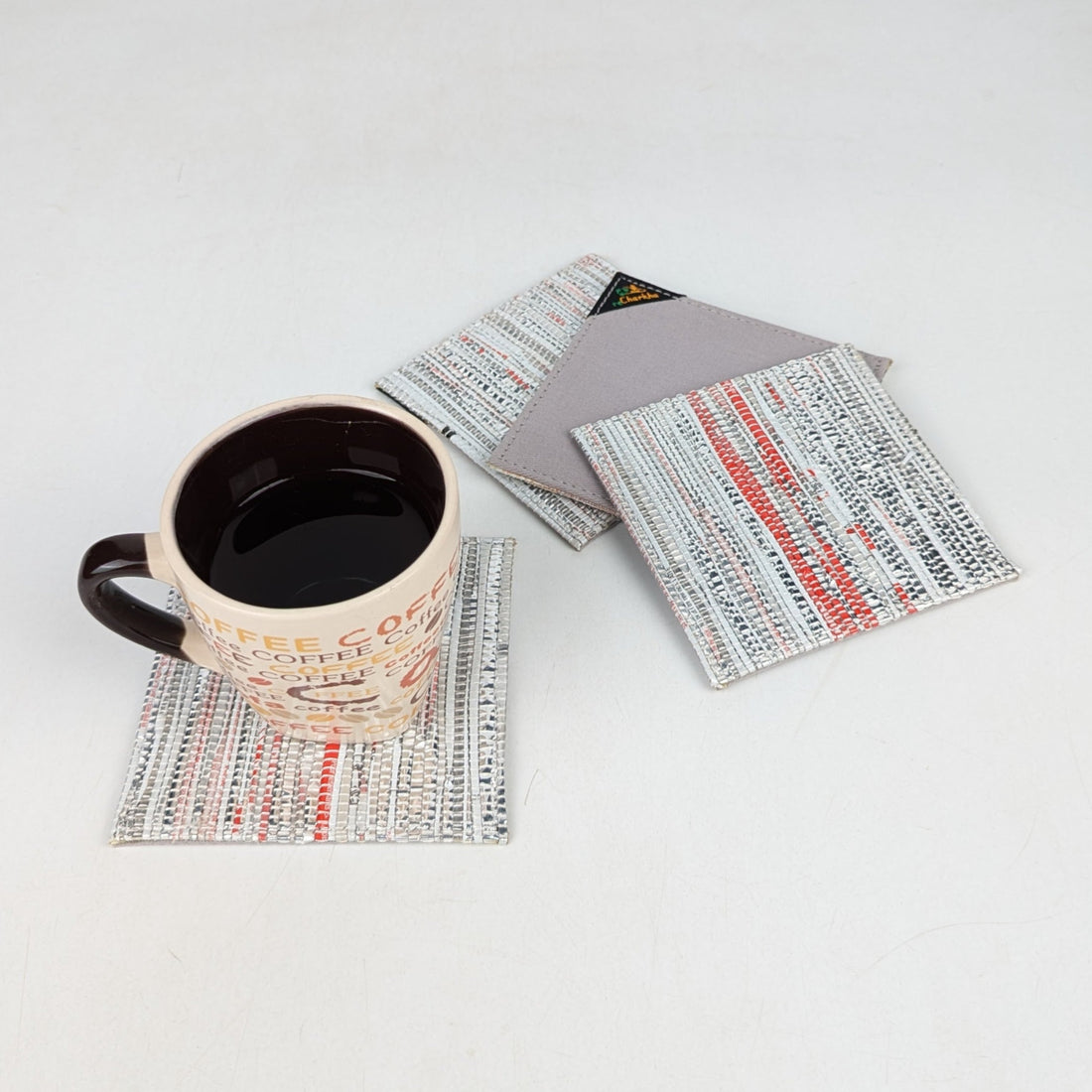 Upcycled Handcrafted Coaster (C0725-038) PS_W