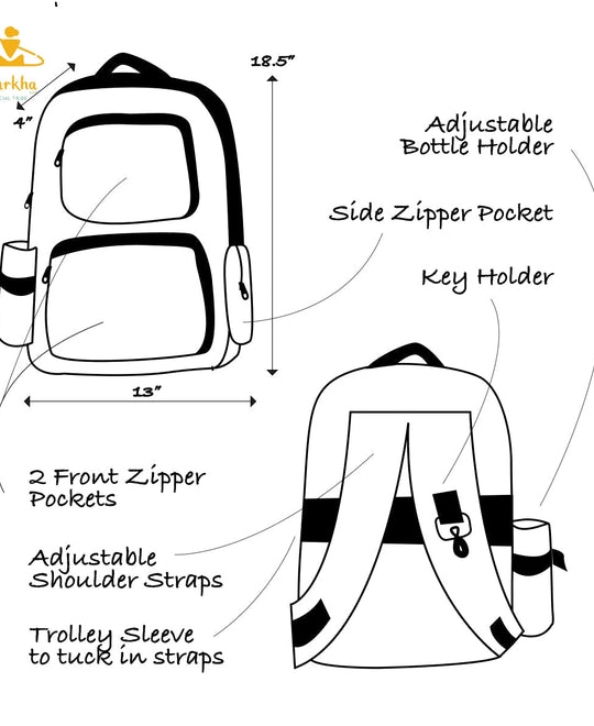 Upcycled Handwoven Commuter Backpack - Varsha Karve