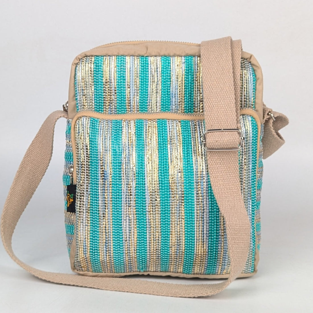 Upcycled Handcrafted Cross Body Sling (CBS0825-010) PS_W