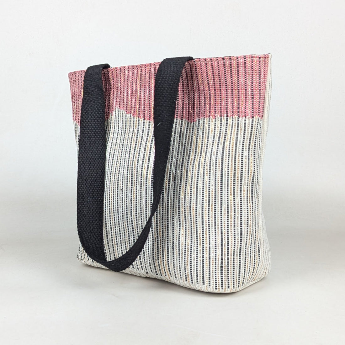 Upcycled Handcrafted Designer Shopper Tote (DST0326-008) PS_W