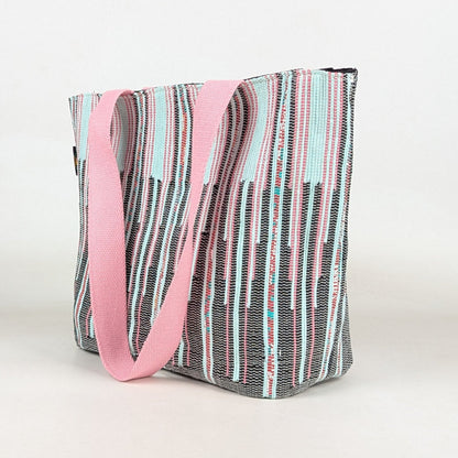 Upcycled Handcrafted Designer Shopper Tote (DST0426-007) PS_W