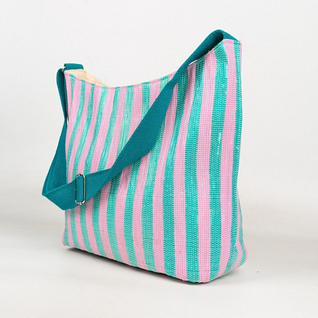 Upcycled Handcrafted Eclipse Jhola Tote (EJ0326-005) PS_W
