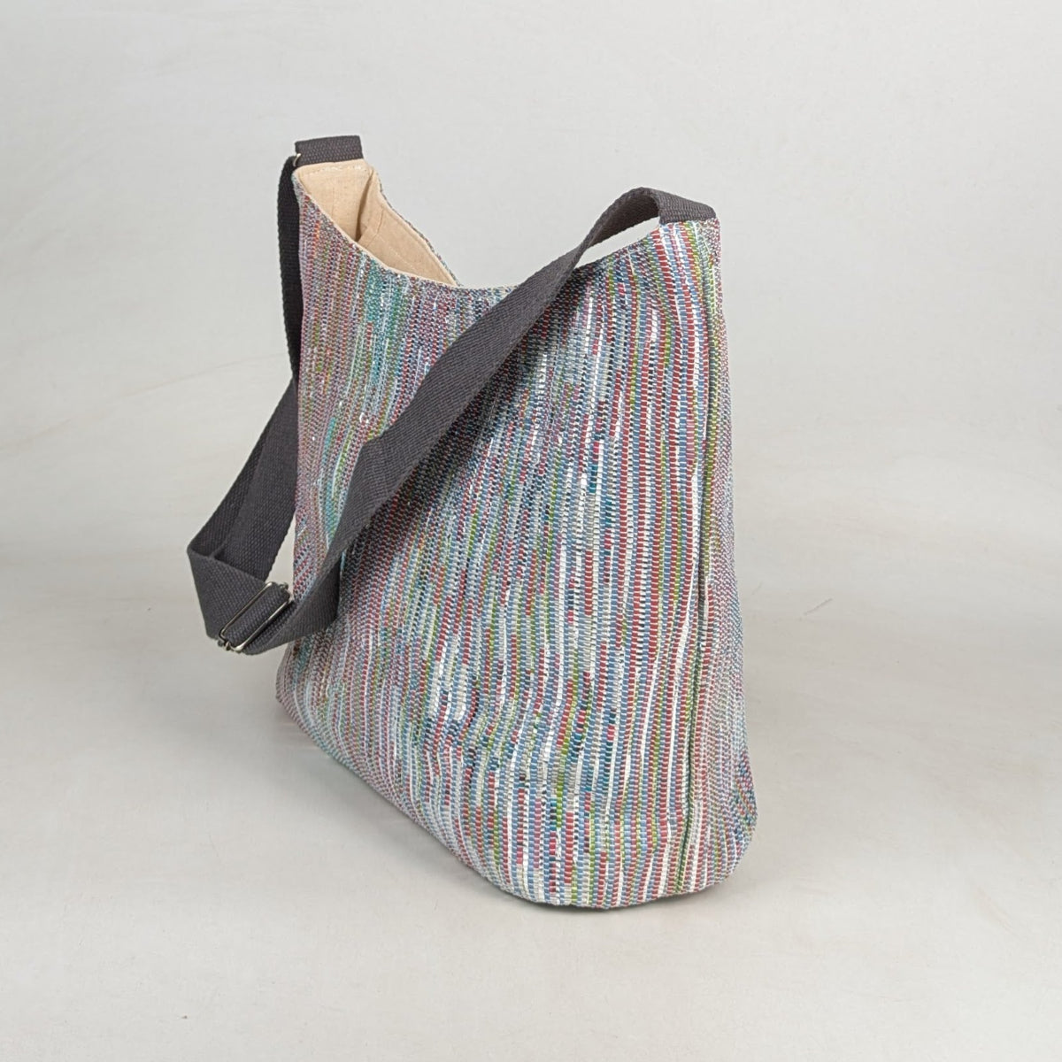 Upcycled Handcrafted Eclipse Jhola Tote (EJ0526-001) PS_W