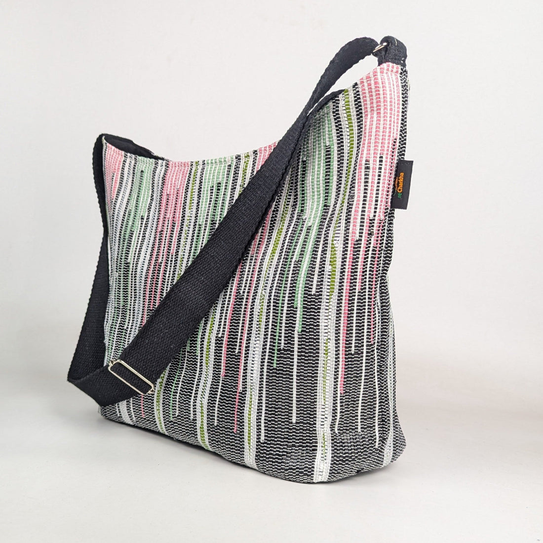 Upcycled Handcrafted Designer Eclipse Jhola Tote (EJD0226-001) PS_W