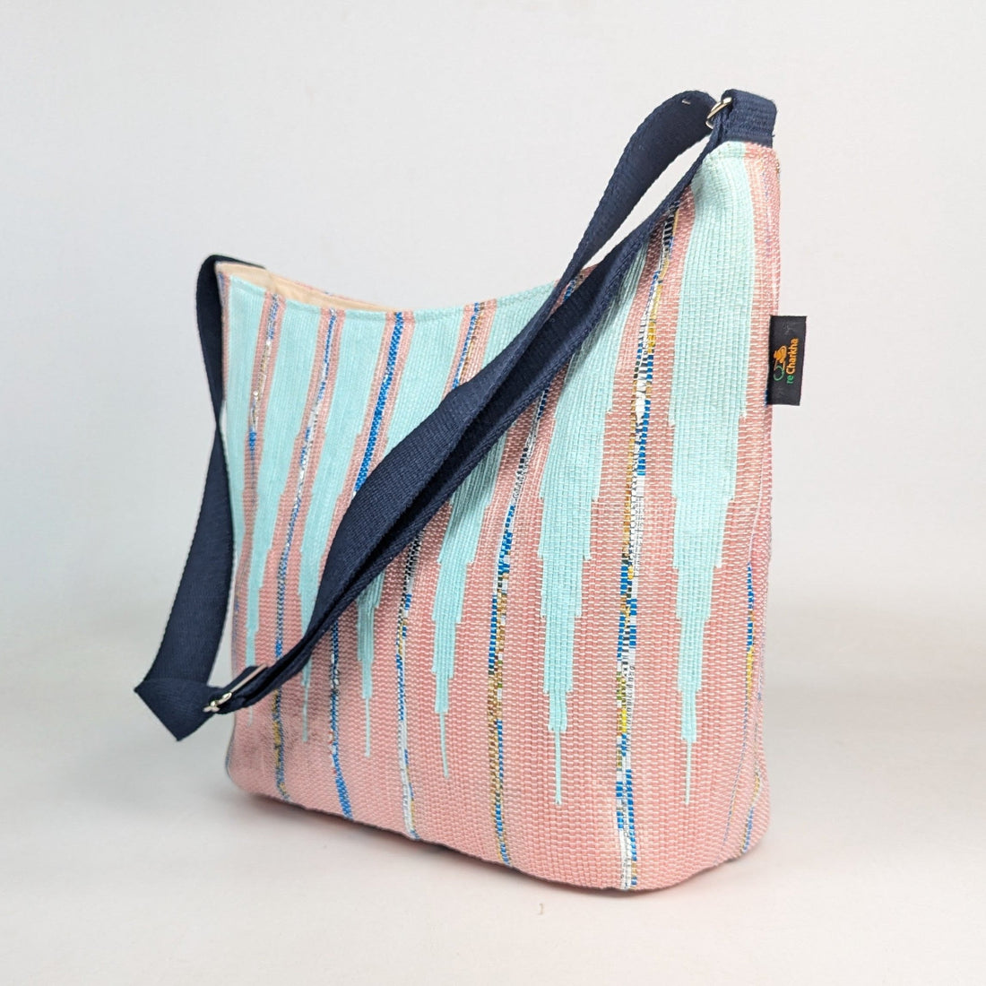 Upcycled Handcrafted Designer Eclipse Jhola Tote (EJD0226-005) PS_W