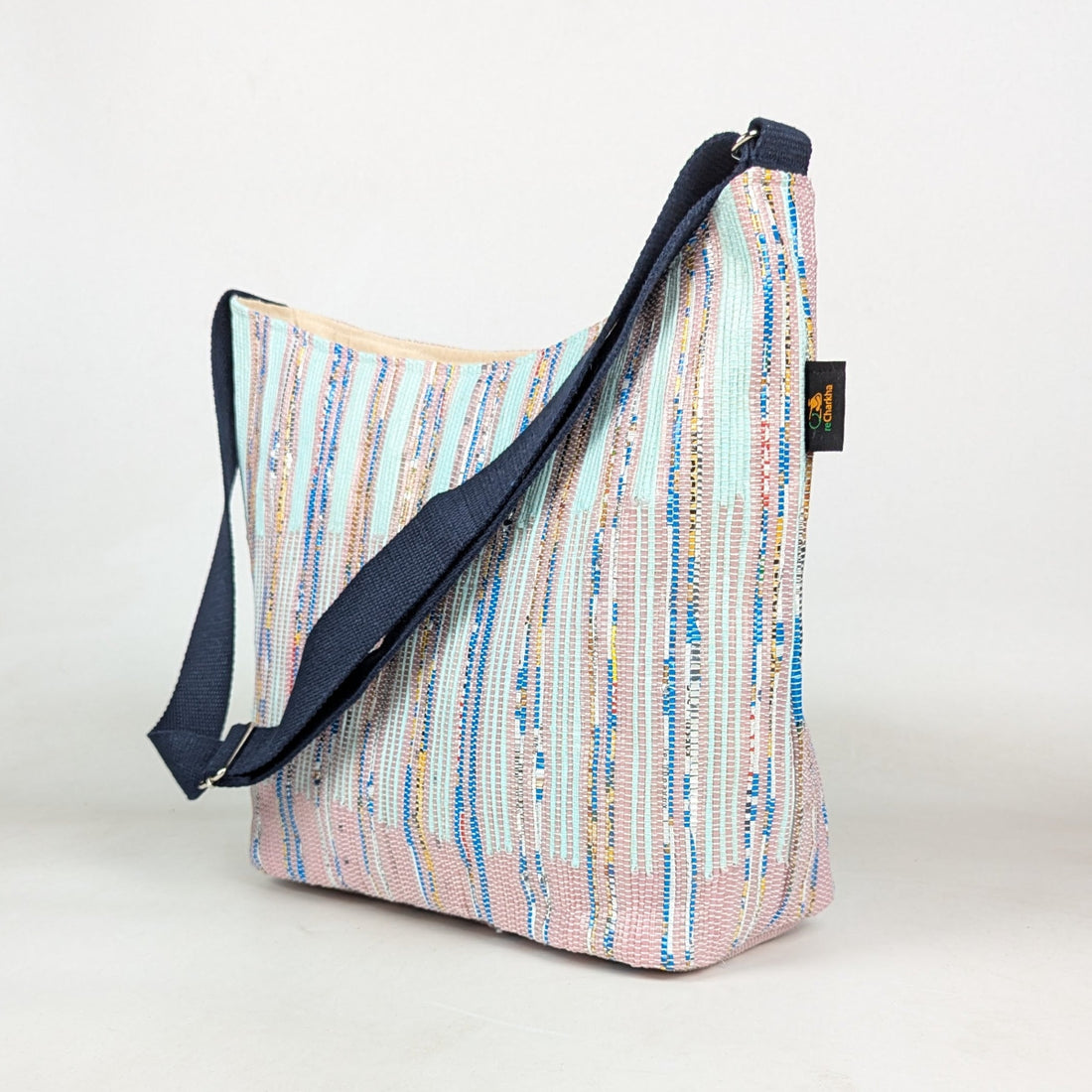 Upcycled Handcrafted Designer Eclipse Jhola Tote (EJD0326-005) PS_W