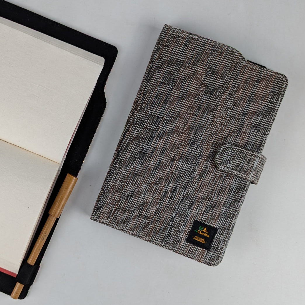 Cassette tape Upcycled Handcrafted Executive Diary Cover (EDC0325-001) PS_W