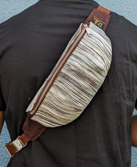 (FP0324-106) Upcycled Handwoven Fanny Pack
