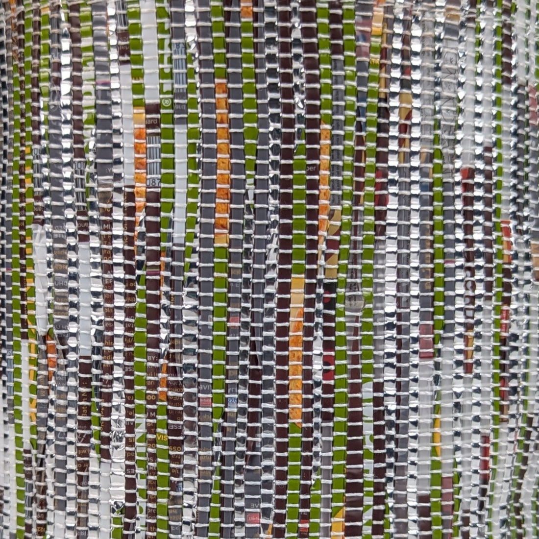 Handwoven Upcycled Small Grow Pot (GPS0526-011) PS_W