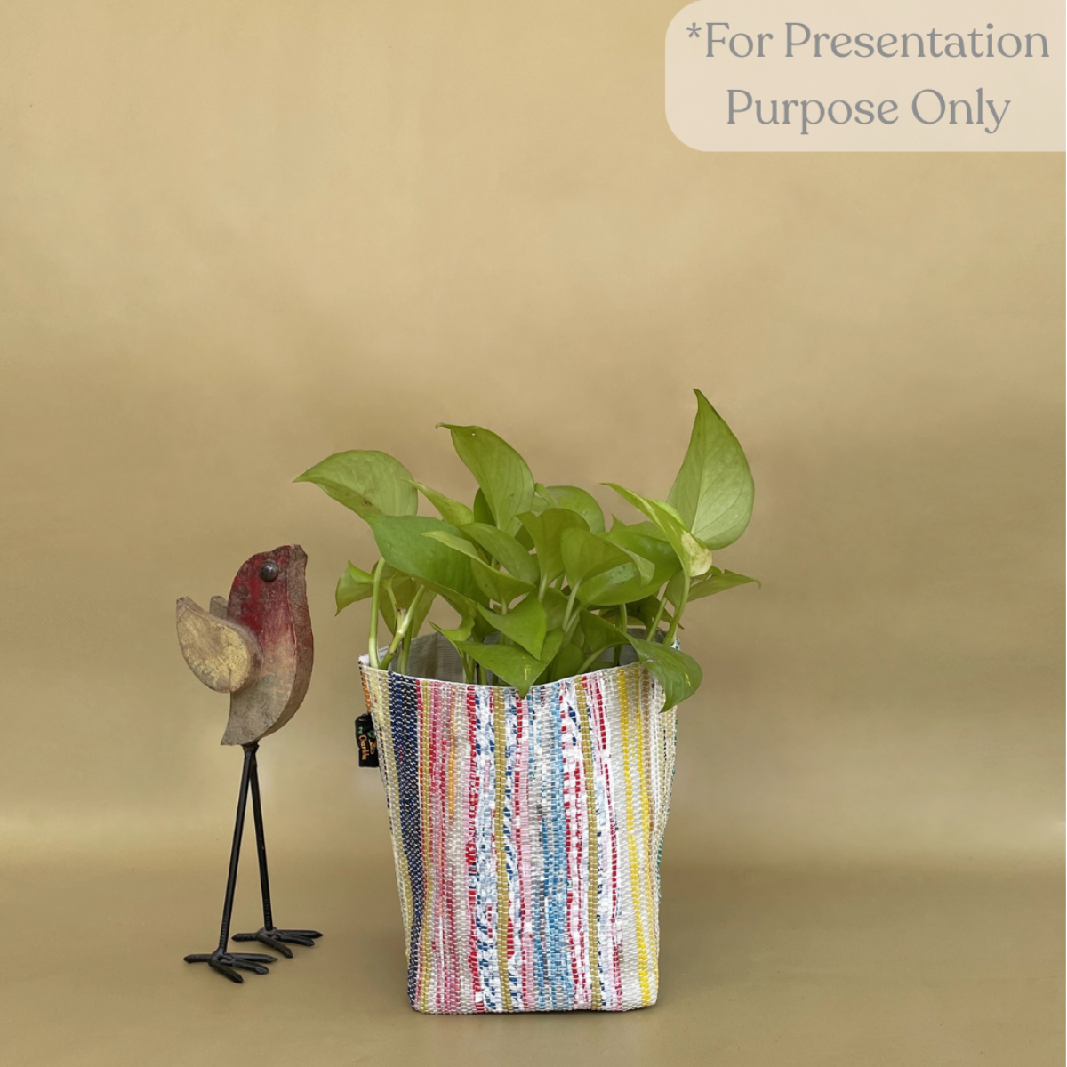 Upcycled Handcrafted Small Grow Pot (GPS0626-005) PS_W