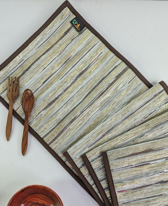 Upcycled Handwoven Table runner (TR0424-007)