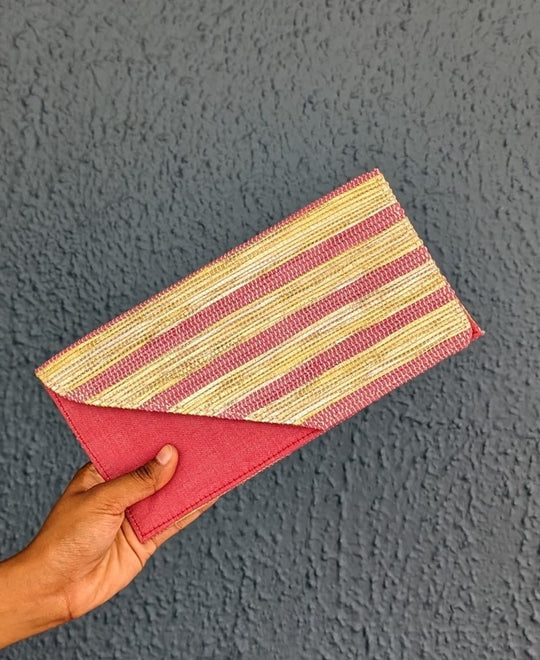 Upcycled Handwoven Clutch It (CI0424-010) PS_W