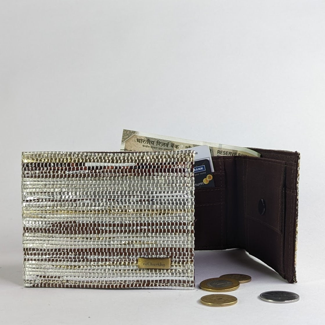 Upcycled Handwoven Wallet (W0424-004) PS_W