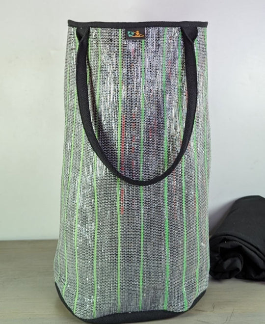Upcycled Handwoven Laundry Bag (LBG0324-117)