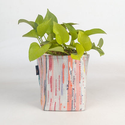 Handwoven Upcycled Small Grow Pot (GPS0226-003) PS_W