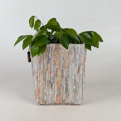 Handwoven Upcycled Small Grow Pot (GPS0325-003) PS_W