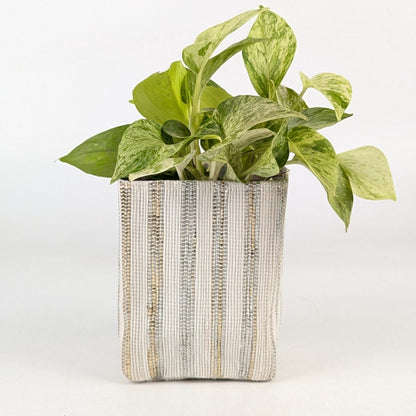 Handwoven Upcycled Small Grow Pot (GPS1125-005) PS_W