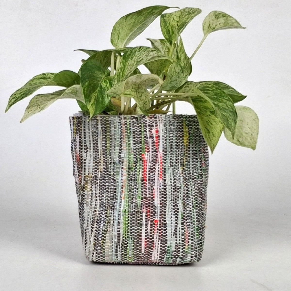 Handwoven Upcycled Small Grow Pot (GPS1125-009) PS_W