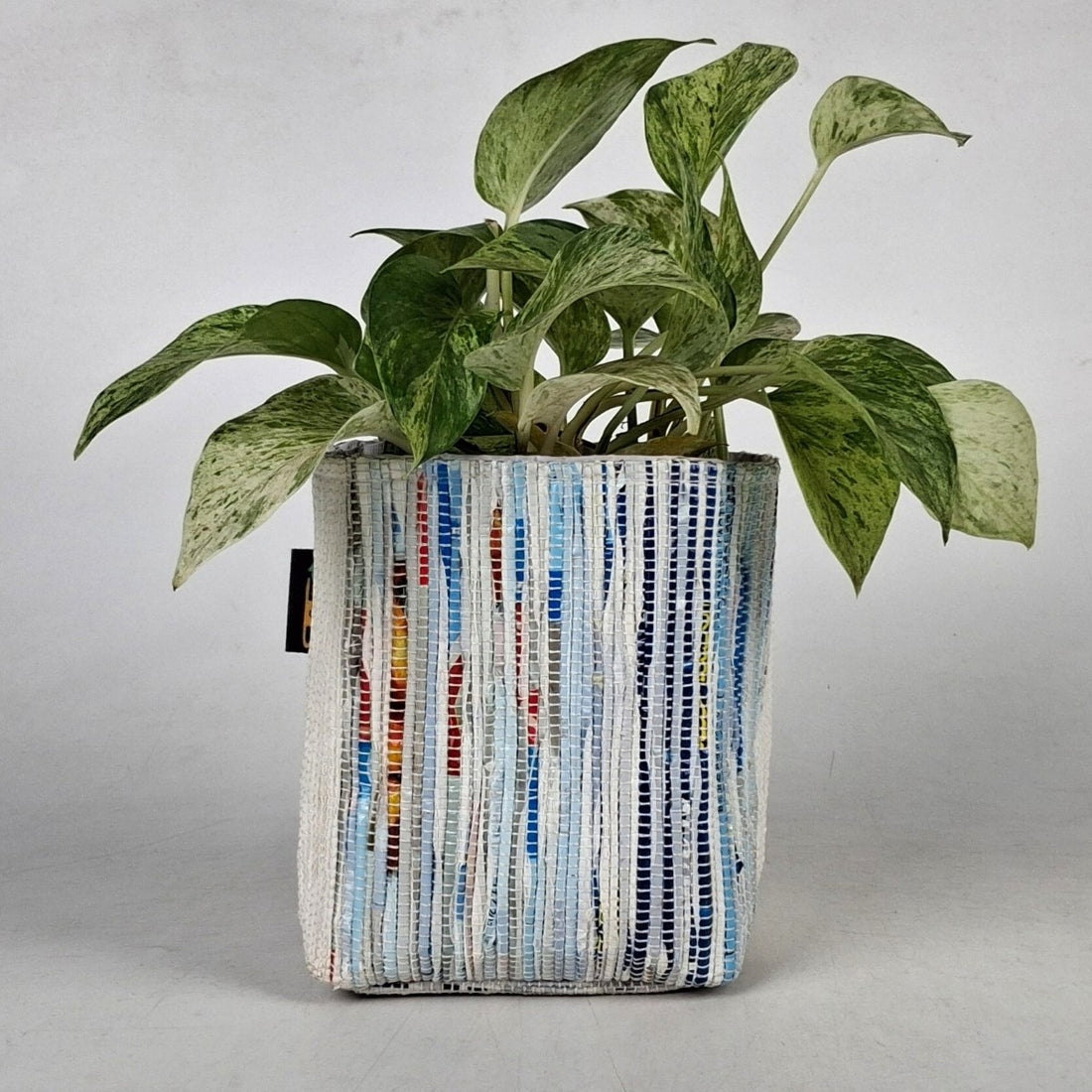 Handwoven Upcycled Small Grow Pot (GPS1125-010) PS_W