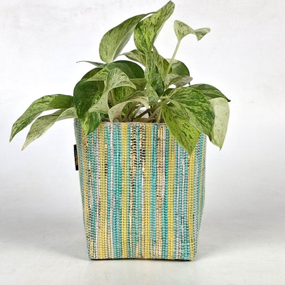 Handwoven Upcycled Small Grow Pot (GPS1125-013) PS_W