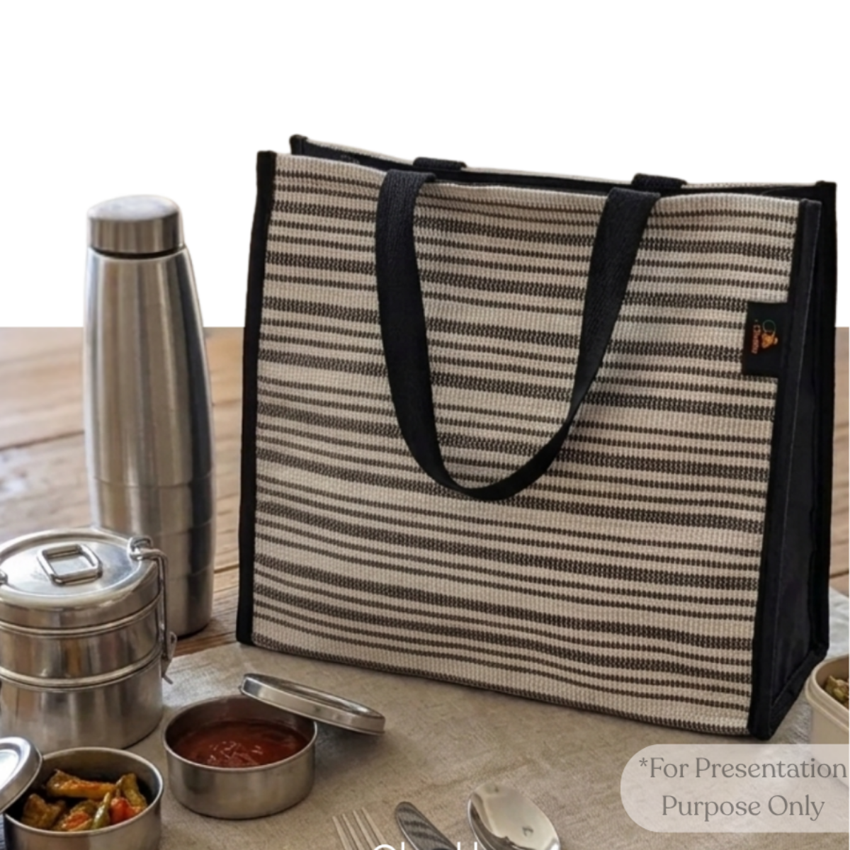 Upcycled Handcrafted Lunch Bag (LB0826-005)