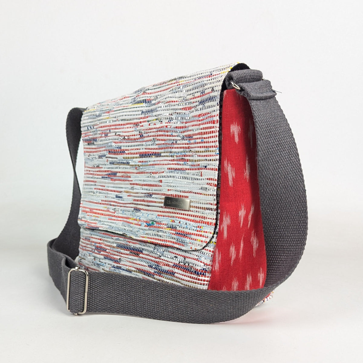 Upcycled Handcrafted Messenger Bag (MB0226-009) PS_W