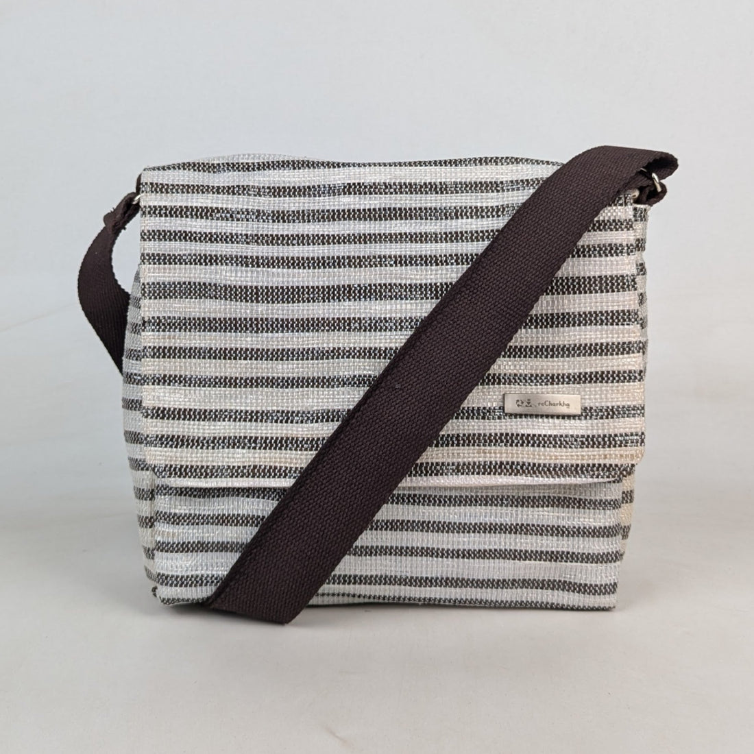 Upcycled Handcrafted Messenger Bag (MB0526-005) PS_W