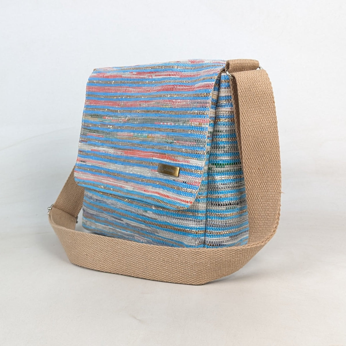 Upcycled Handcrafted Messenger Bag (MB0526-009) PS_W
