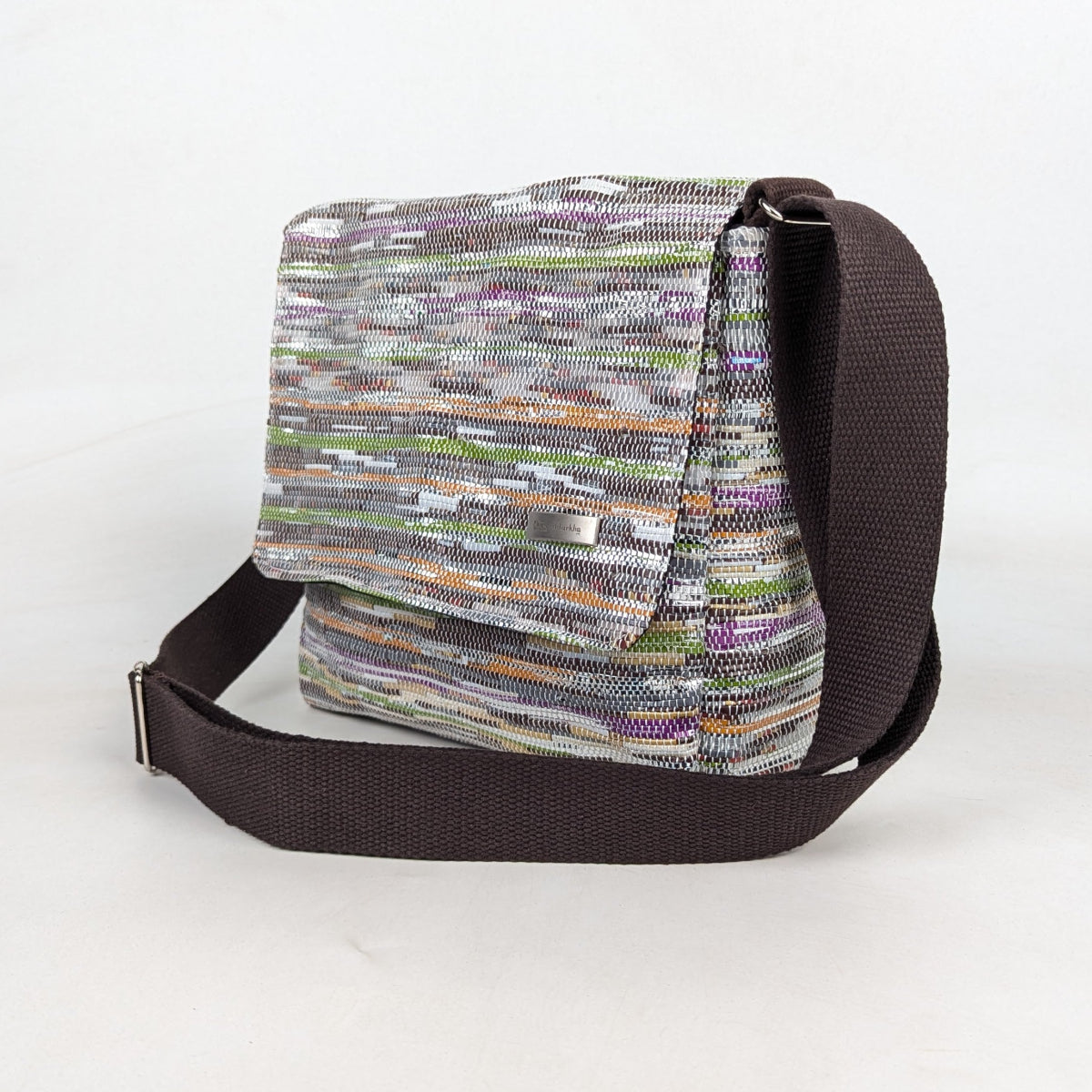 Upcycled Handcrafted Messenger Bag (MB0526-010) PS_W