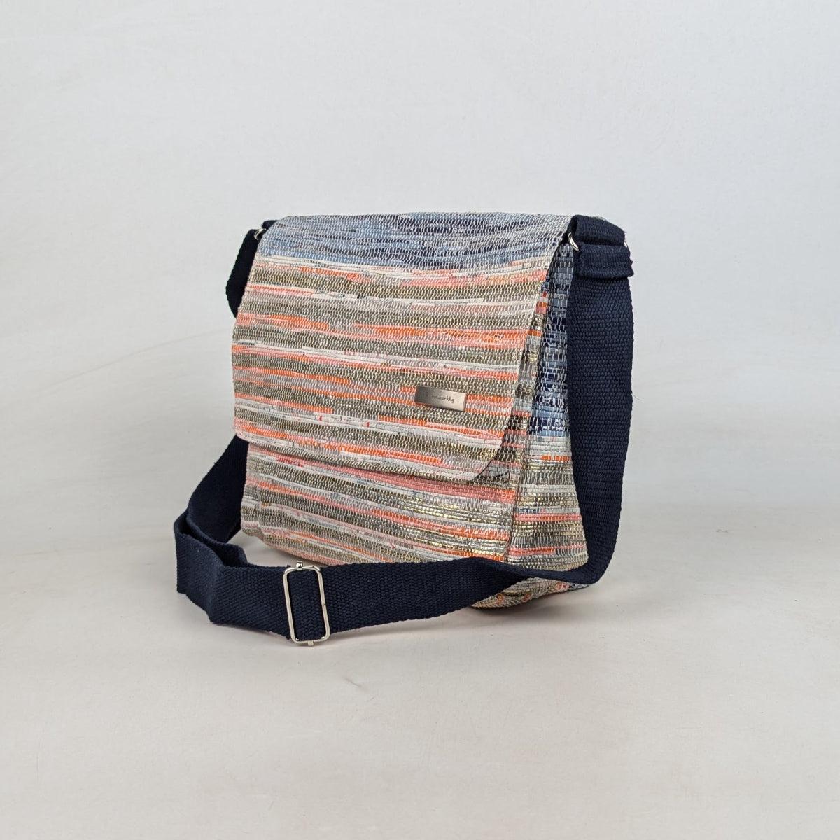 Upcycled Handcrafted Messenger Bag (MB0626-003) PS_W