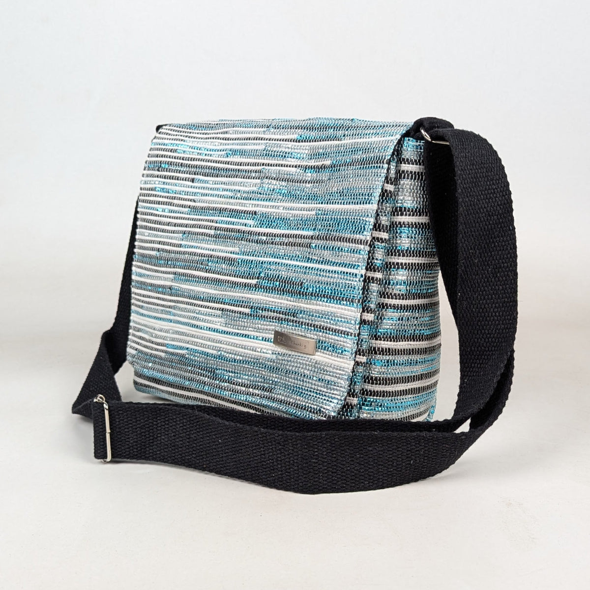 Upcycled Handcrafted Designer Messenger Bag (MBD0326-002) PS_W