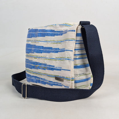 Upcycled Handcrafted Designer Messenger Bag (MBD0526-001) PS_W