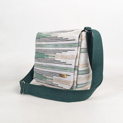 Upcycled Handcrafted Designer Messenger Bag (MBD0526-004) PS_W