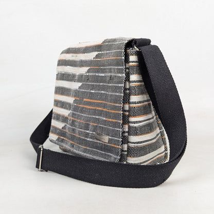 Upcycled Handcrafted Designer Messenger Bag (MBD0526-010) PS_W