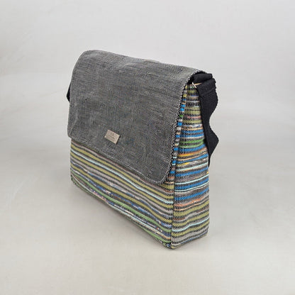 Upcycled Handcrafted Executive Messenger Laptop Bag (MLB0726-002)